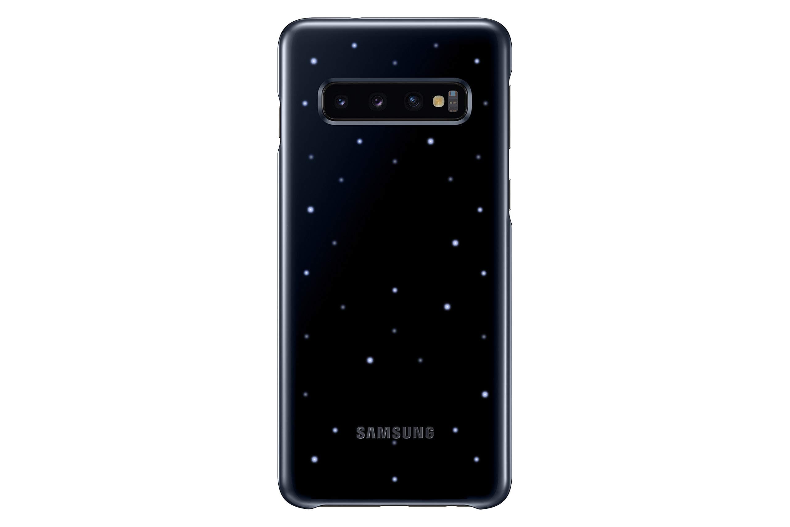 Samsung Galaxy S10 LED Back Case, Black (EF-KG973CBEGUS)