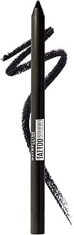 Maybelline TattooStudio Long-Lasting Sharpenable Eyeliner Pencil, Glide on Smooth Gel Pigments with 36 Hour Wear, Waterproof, Deep Onyx, 1 Count