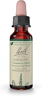 Bach Original Flower Remedies, Agrimony (Non-Alcohol Formula) - Communicate Openly - Natural Homeopathic Flower Essence for Emotional Balance - Vegan, Gluten Free, Sugar Free - 10mL Dropper