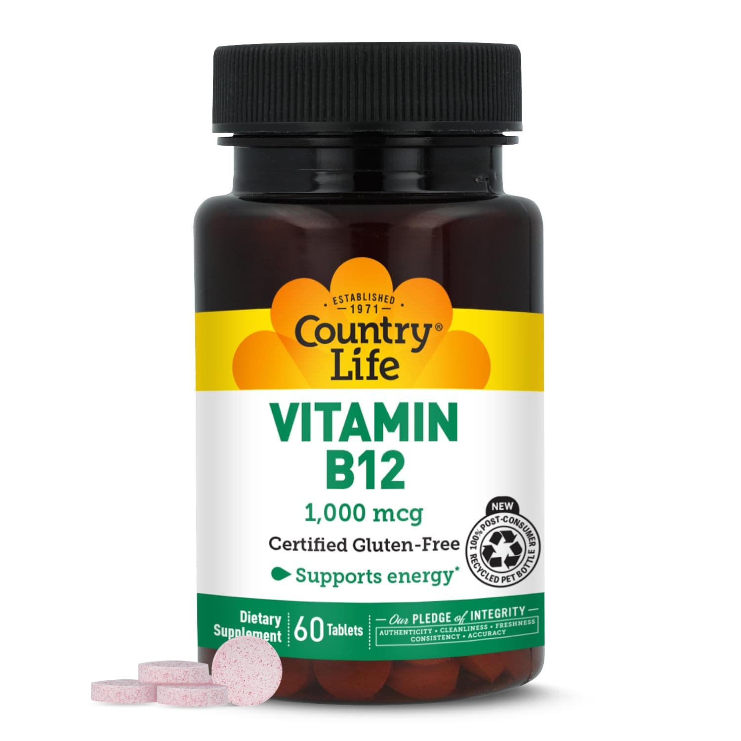 Vitamin B12,1000mcg,60 Tablets