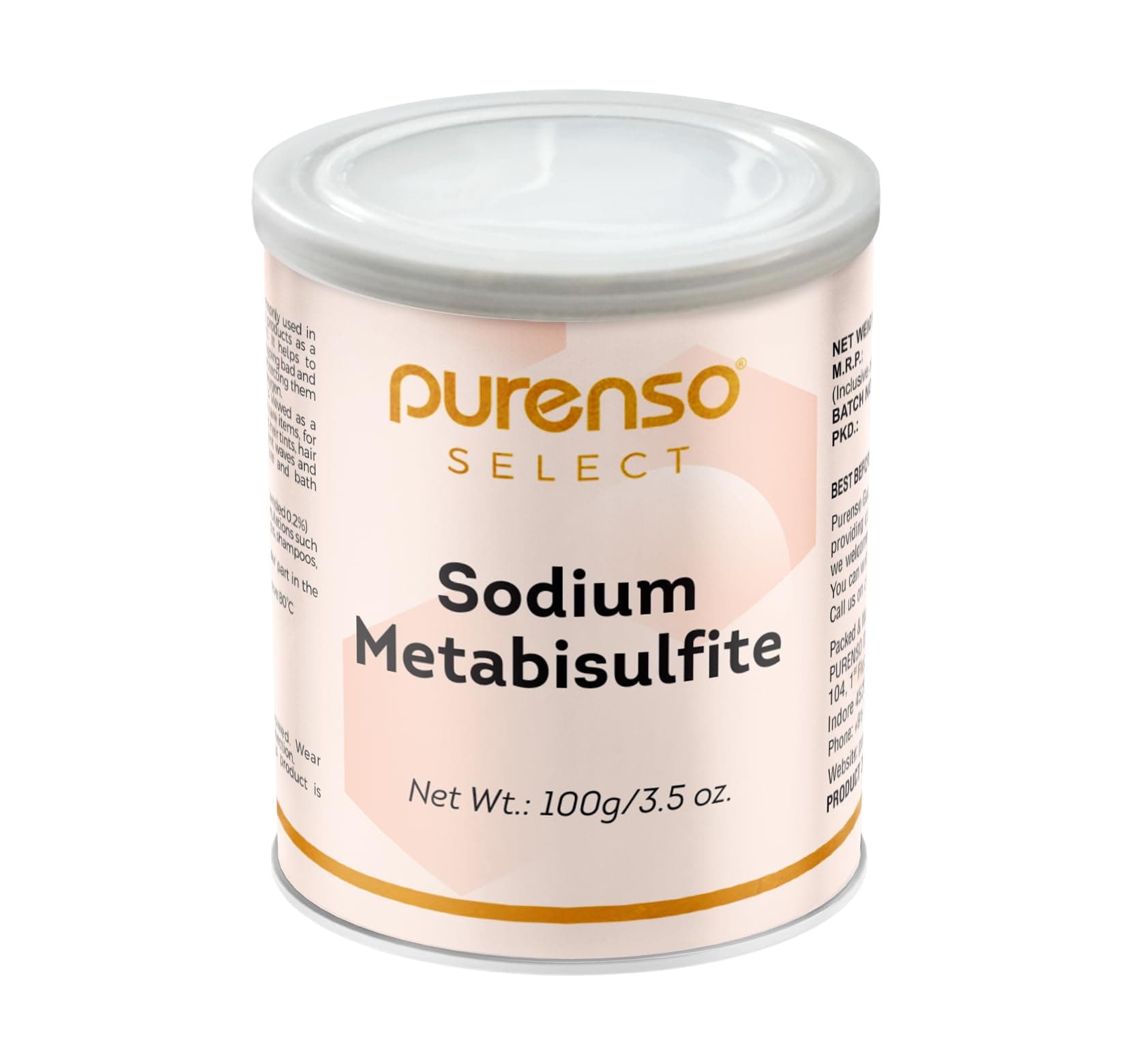 Purenso Select - Sodium Metabisulfite for cosmetics, 100g