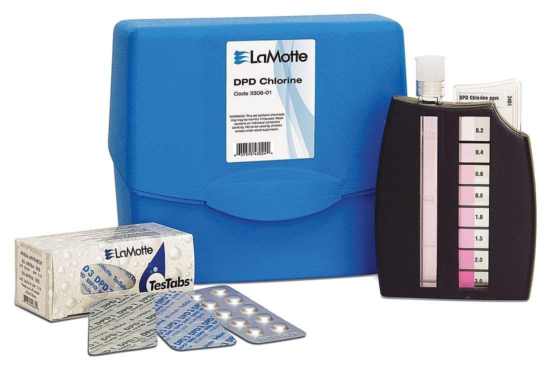 Lamotte Water Testing Kit, Chlorine, 0.2 to 3 PPM - 3308-01