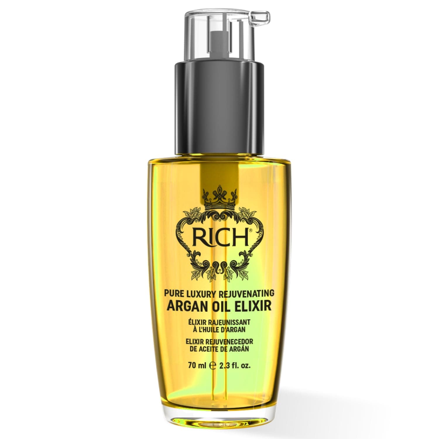 RICH Pure Luxury Rejuvenating Argan Oil Elixir 2.3oz by RICH Hair Care