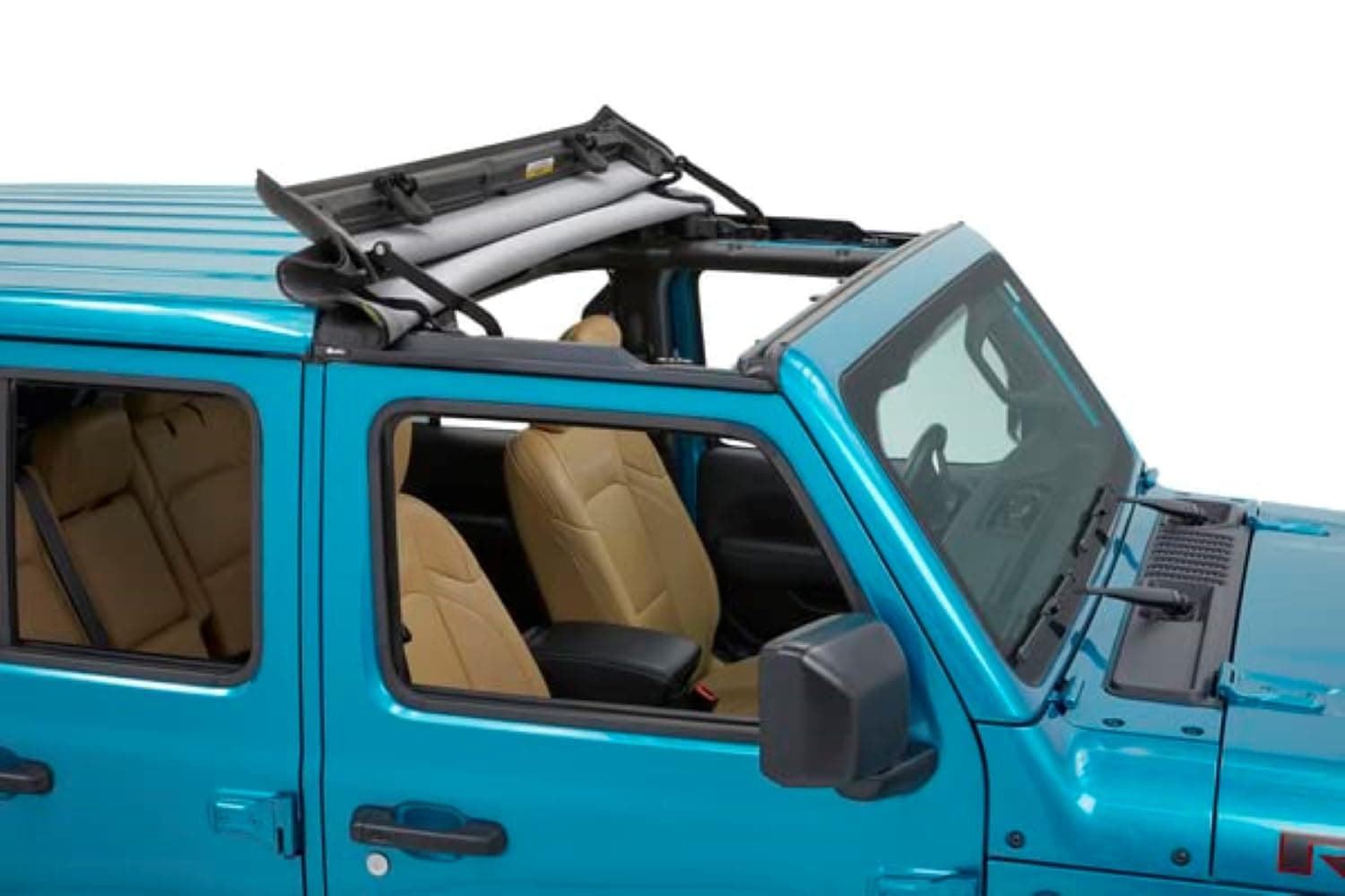 Bestop Sunrider for Hardtop - Jeep '20-Current Gladiator / '18-Current Wrangler JL (Black Diamond)