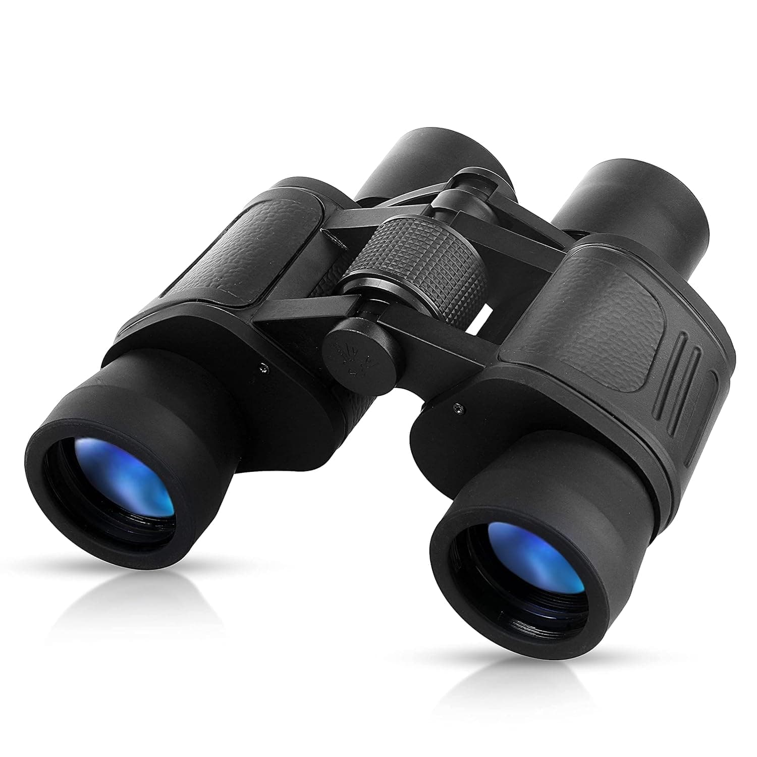 Professional Telescope Binoculars with Pouch, 8 X 40 HD Vision 8 X Zoom for Adults Long Distance Bird Watching, Sightseeing Wildlife Trekking - Black