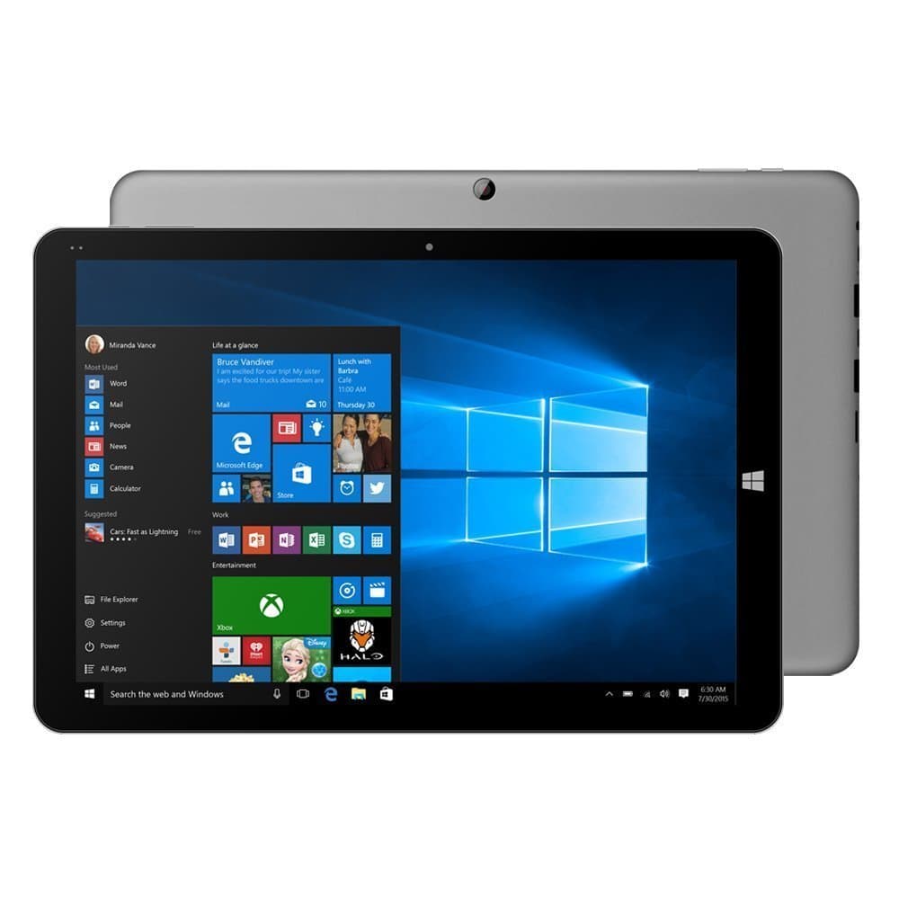 12" CHUWI Hi12 Gray Ultrabook Dual OS Windows 10 + Android 5.1 Tablet PC 4 GB RAM 64GB ROM Intel Cherry Trail Z8350 64bit Quad Core with Dual Cameras(2.0MP/5.0MP) WIFI Bluetooth OTG HDMI External 3G USB Dongle 11000mAh Battery Tablet