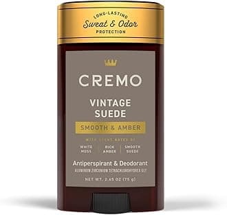 Cremo Deodorant for Men, 48-hour Sweat and Odor Protection