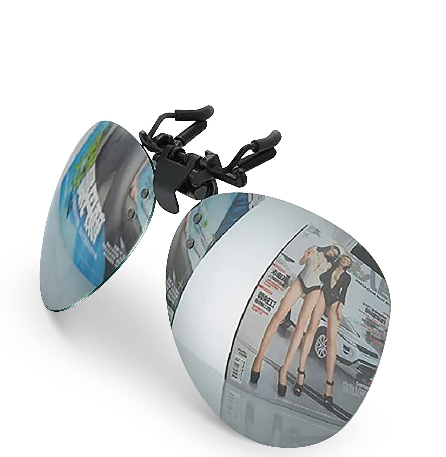 Silver Mirror Clip-on Flip up for Myopia Glasses