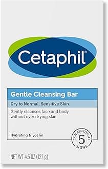 Gentle Cleansing Bar For Dry And Sensitive Skin - 4.5 Oz (Pack of 6)