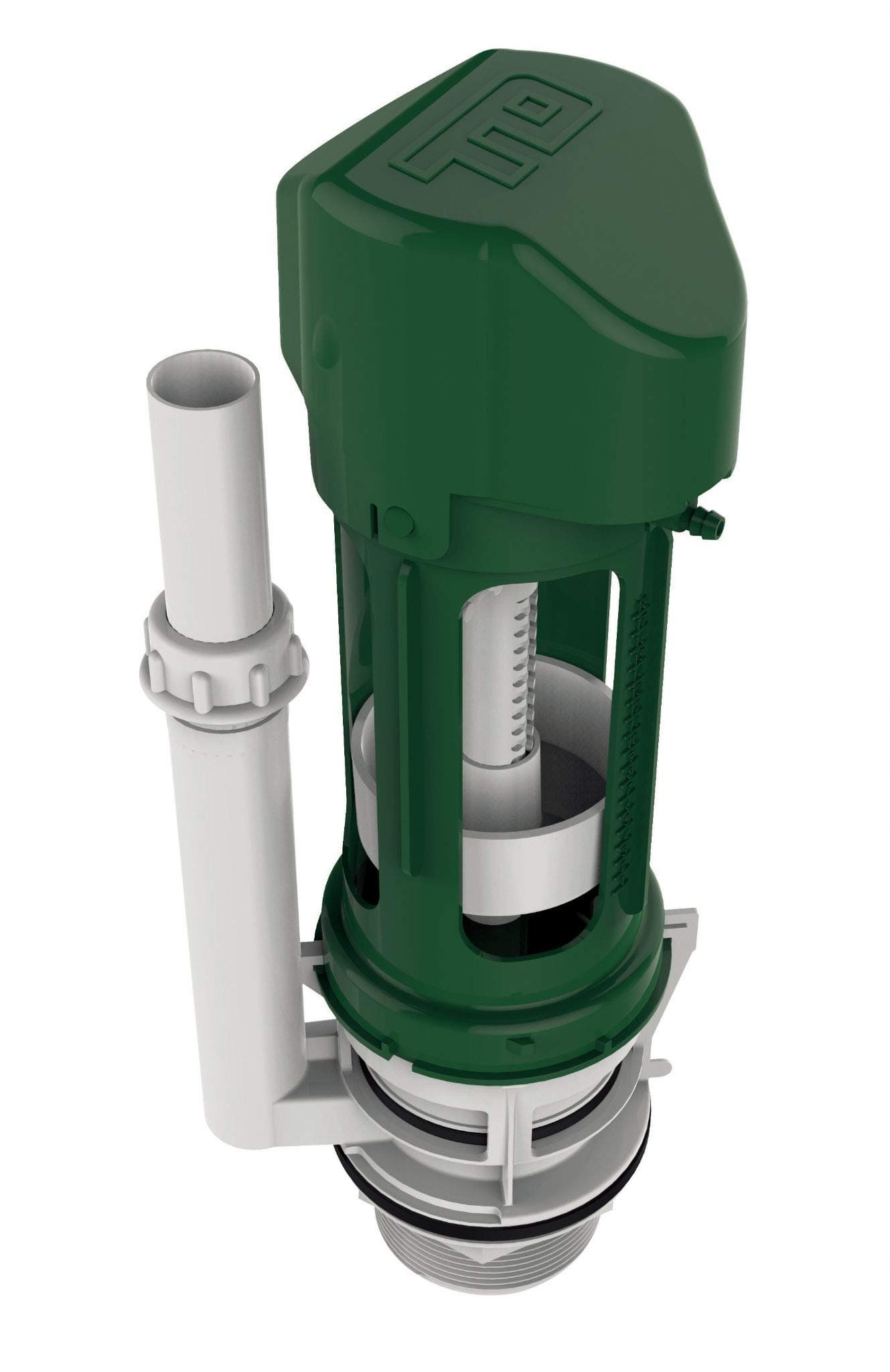 Thomas Dudley 327628 Niagara Vantage Valve for Both Single and Dual Flush, Green, White