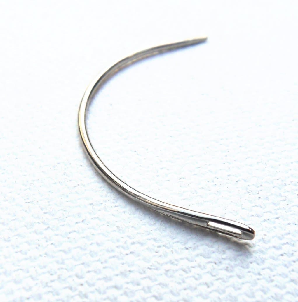 Curved Hair Weaving Needle "C"