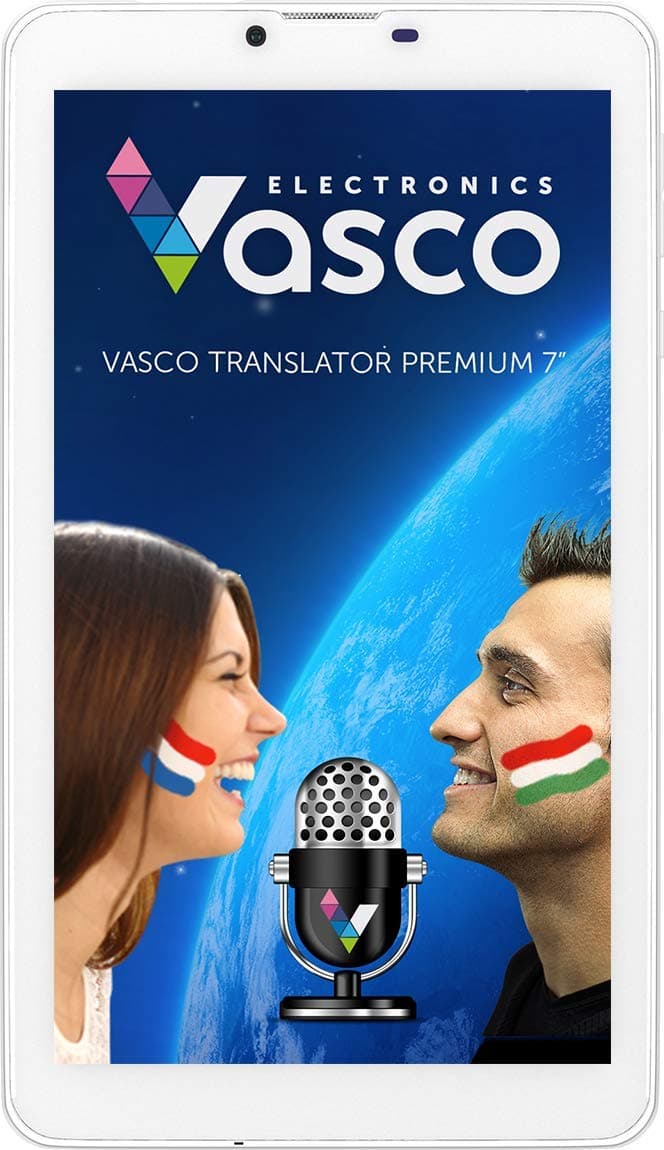 Vasco Translator Premium 7": Electronic Voice Translator - Talk to Anyone, Everywhere in Over 40 Languages!