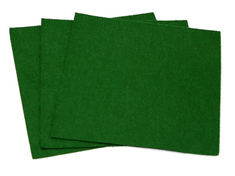 12" x 12" Squares Plain Acrylic Craft Felt Fabric - Olive Green - per sheet
