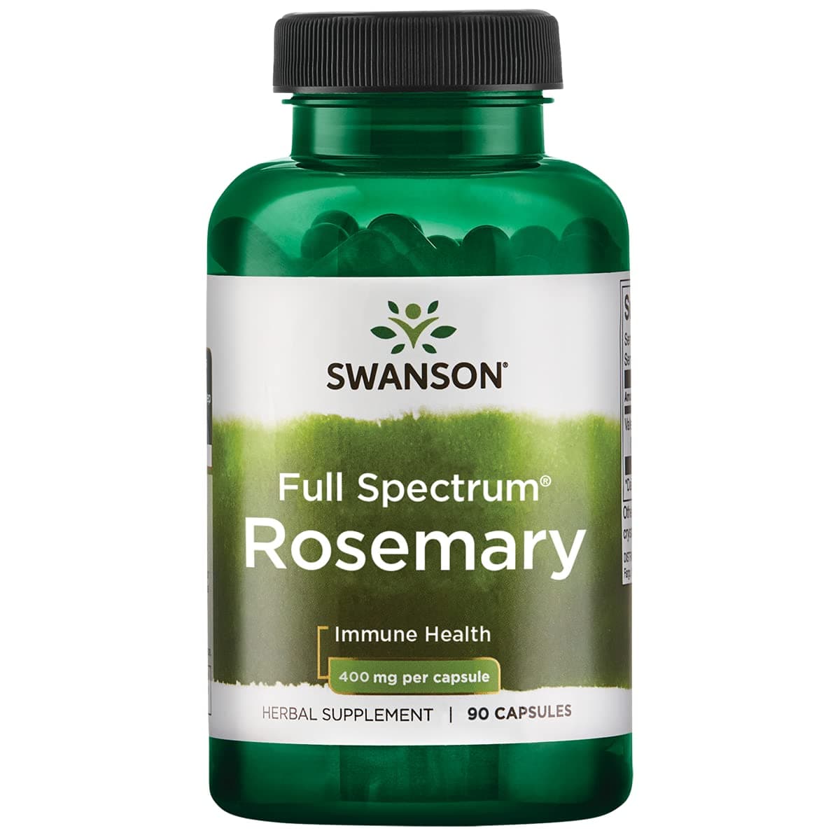 Swanson Rosemary Supplement, 400mg (90 Capsules)
