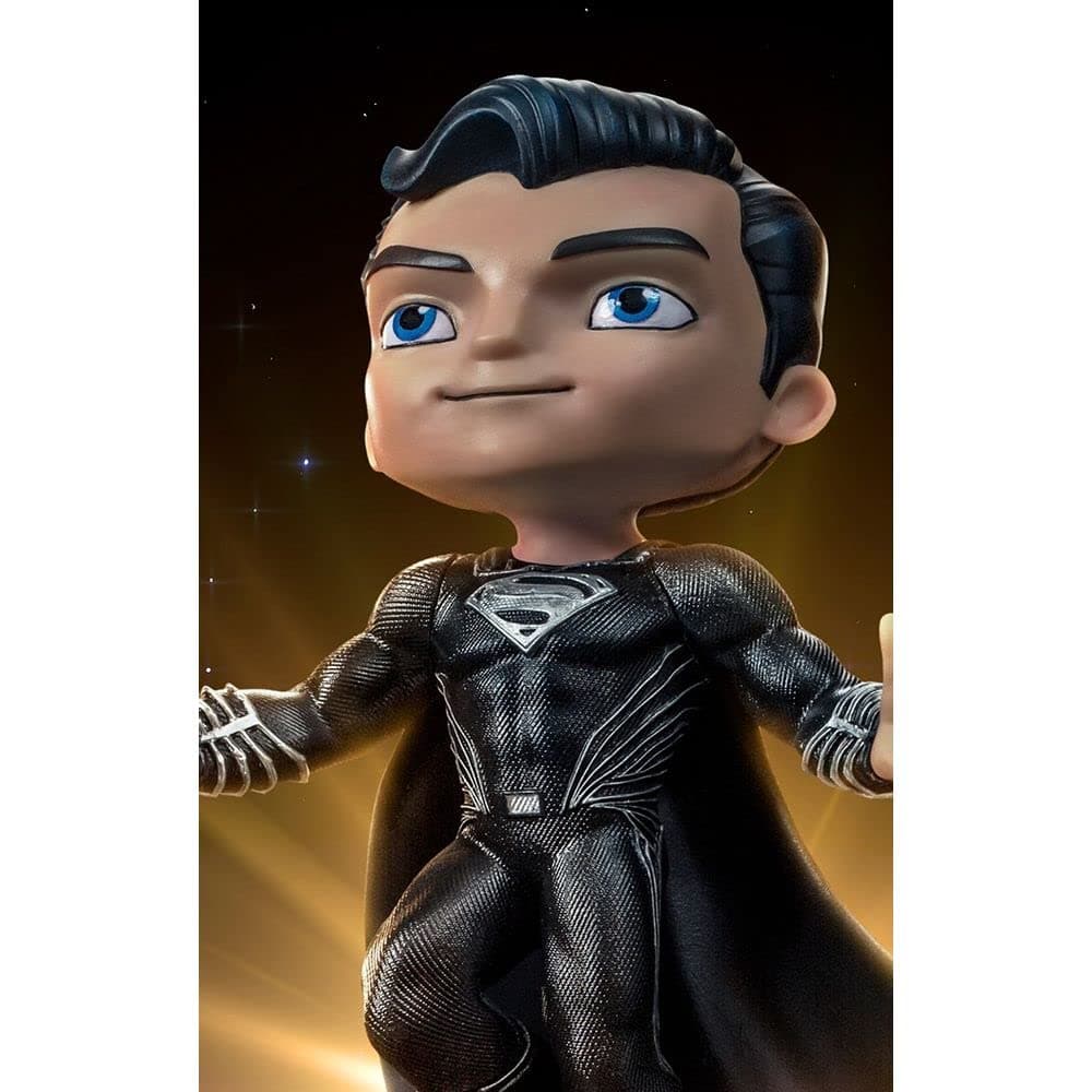 & MiniCo - Superman Black Suit Justice League Mini Co. Deluxe