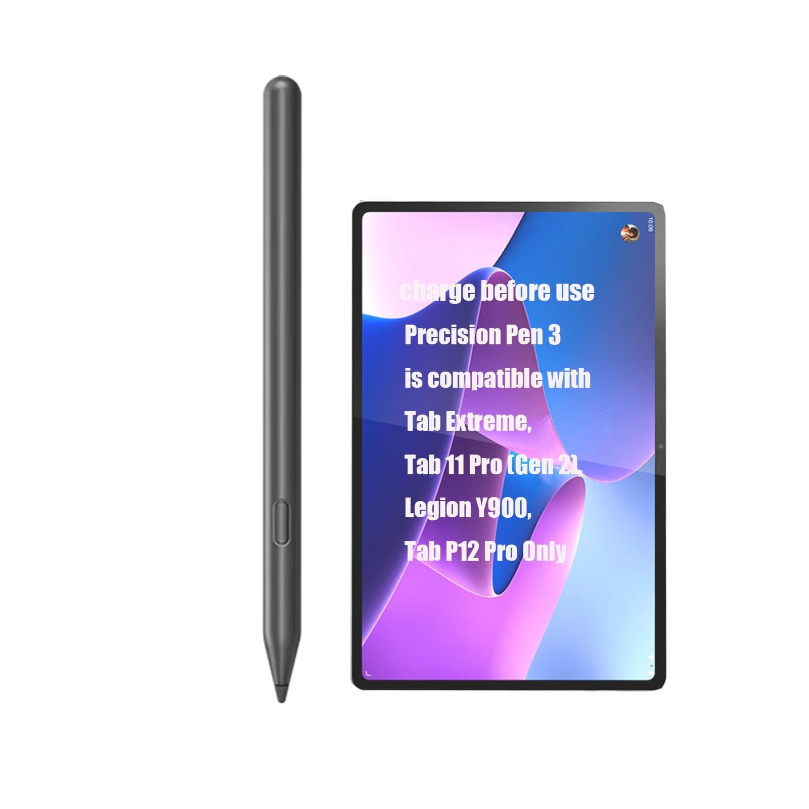 Precision Pen 3 for Lenovo Precision Pen 3, Compatible with Tab Extreme, Tab P11 Pro (Gen 2), Legion Y900, Tab P12 Pro