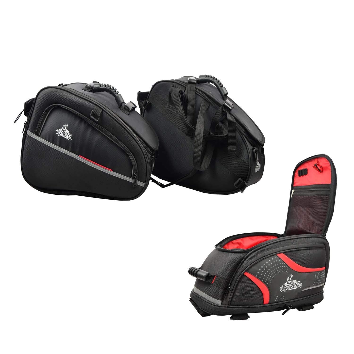 Speedwav Universal Side Saddle Bag (Black) for All Bikes Saddle Bag_182