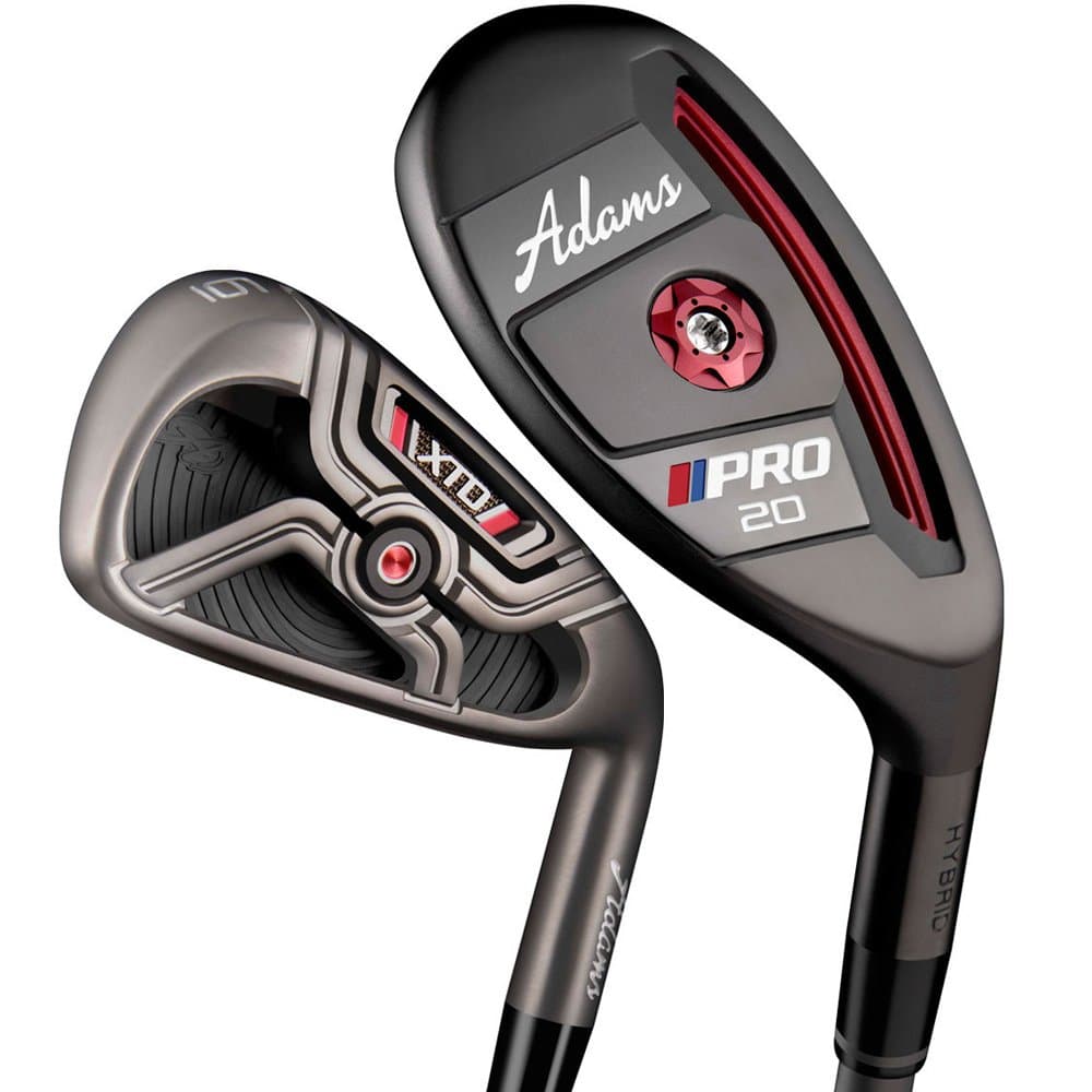 Adams Golf XTD Hybrid/Iron Combo Set 3-4H+5-PW (Steel, Stiff)