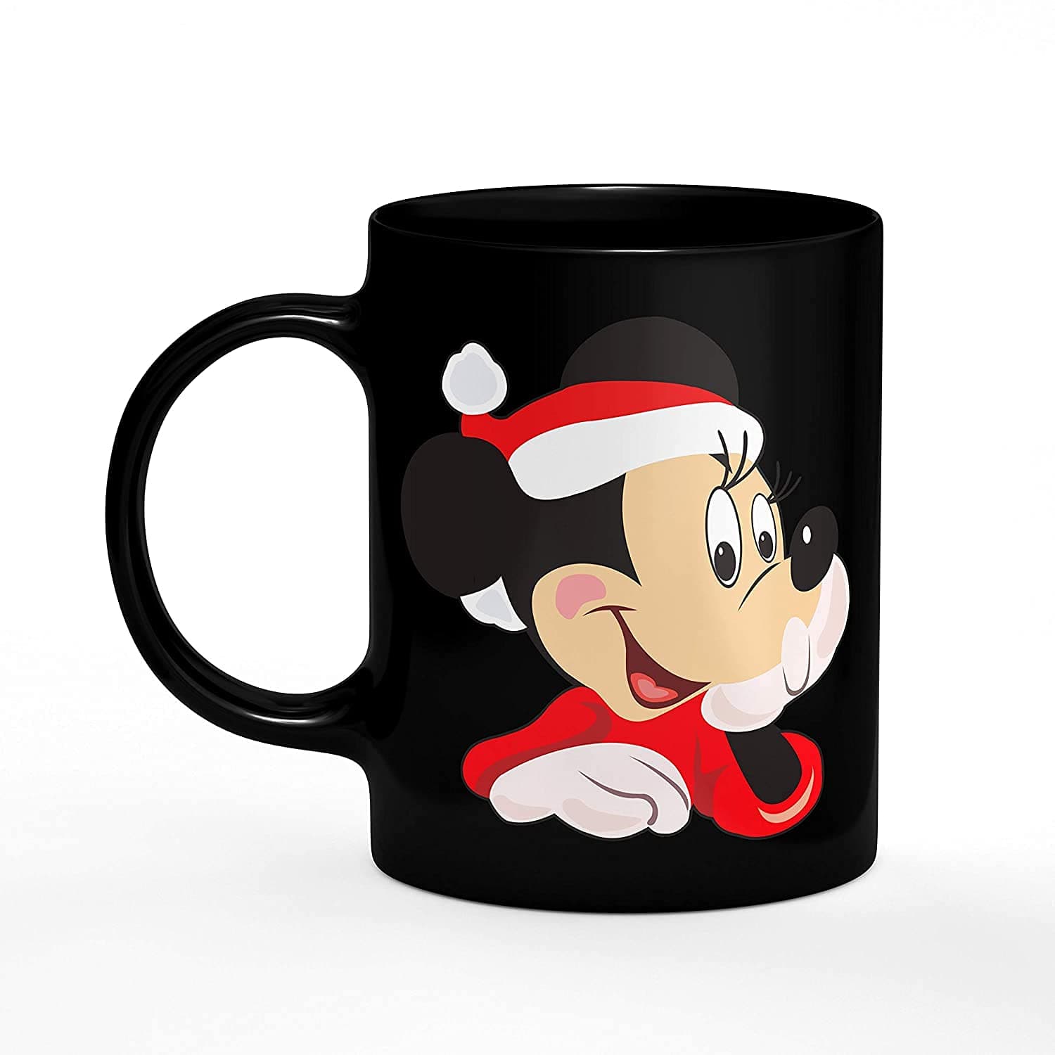 PRECIOUS GIFTS " Mickey Mouse Printed Black Ceramic Coffee Mug Size (325 ML)