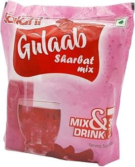 Jalani Gulaab Sharbat Mix Packet (30 Sachet of 5gram Each), 150 gram