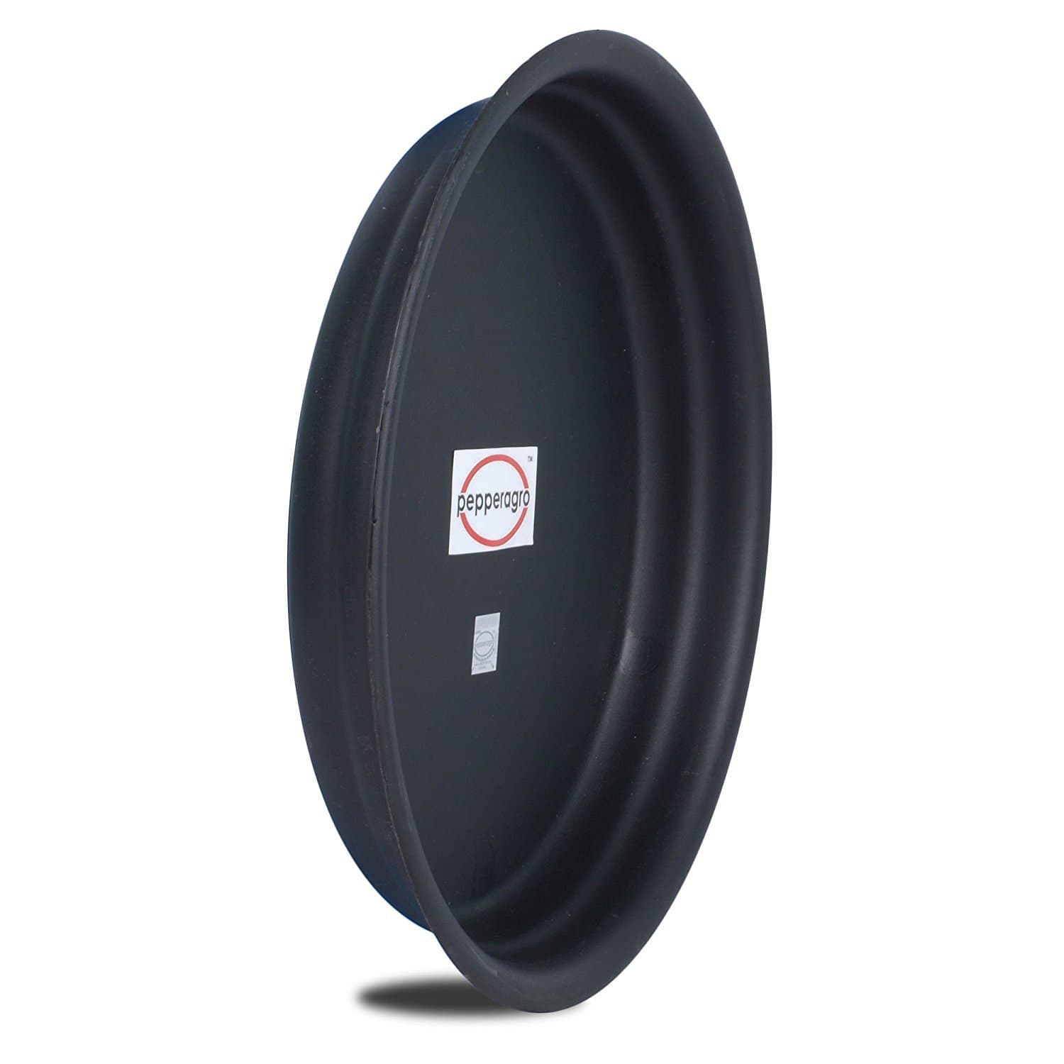 Pepper Agro Plastic Planter Tray, Black, 5 inch, 12 Pieces