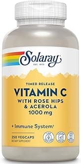 SOLARAY Timed-Release Vitamin C (1000 mg)- 250 VegCaps