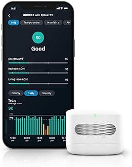 Amazon Smart Air Quality Monitor – Know your air, Works with Alexa