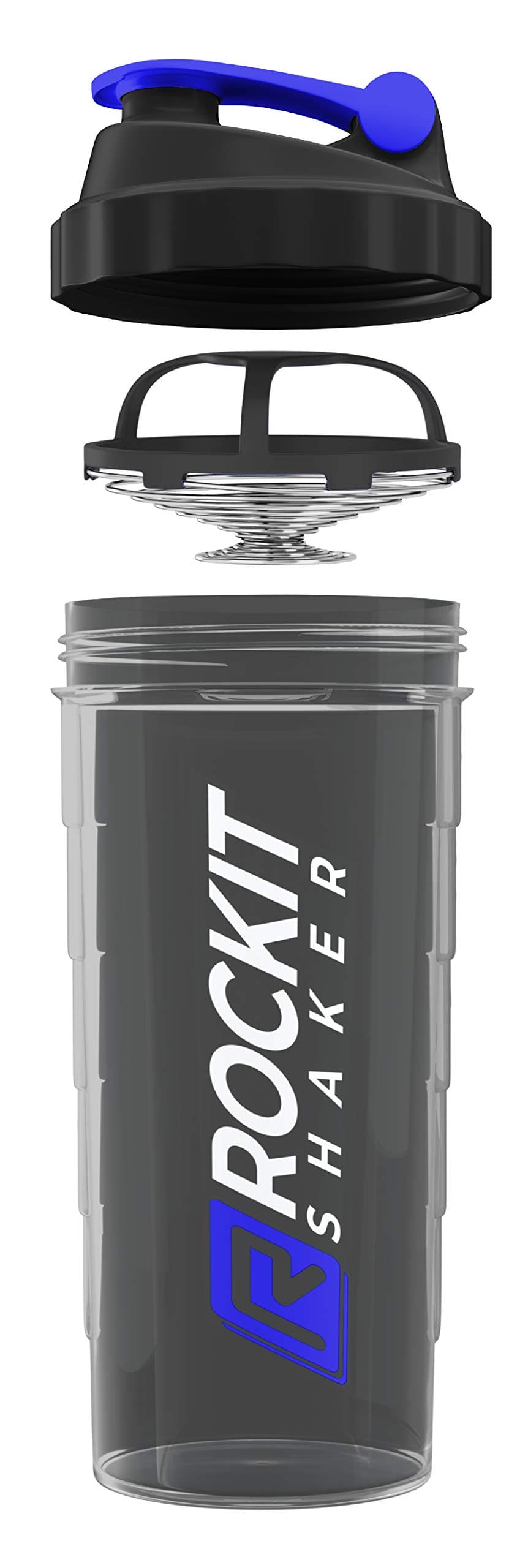 RockitShaker - 1000 ml - 100 % dense - best mixing system worldwide - protein shaker for fitness - bodybuilding protein shaker- water bottle