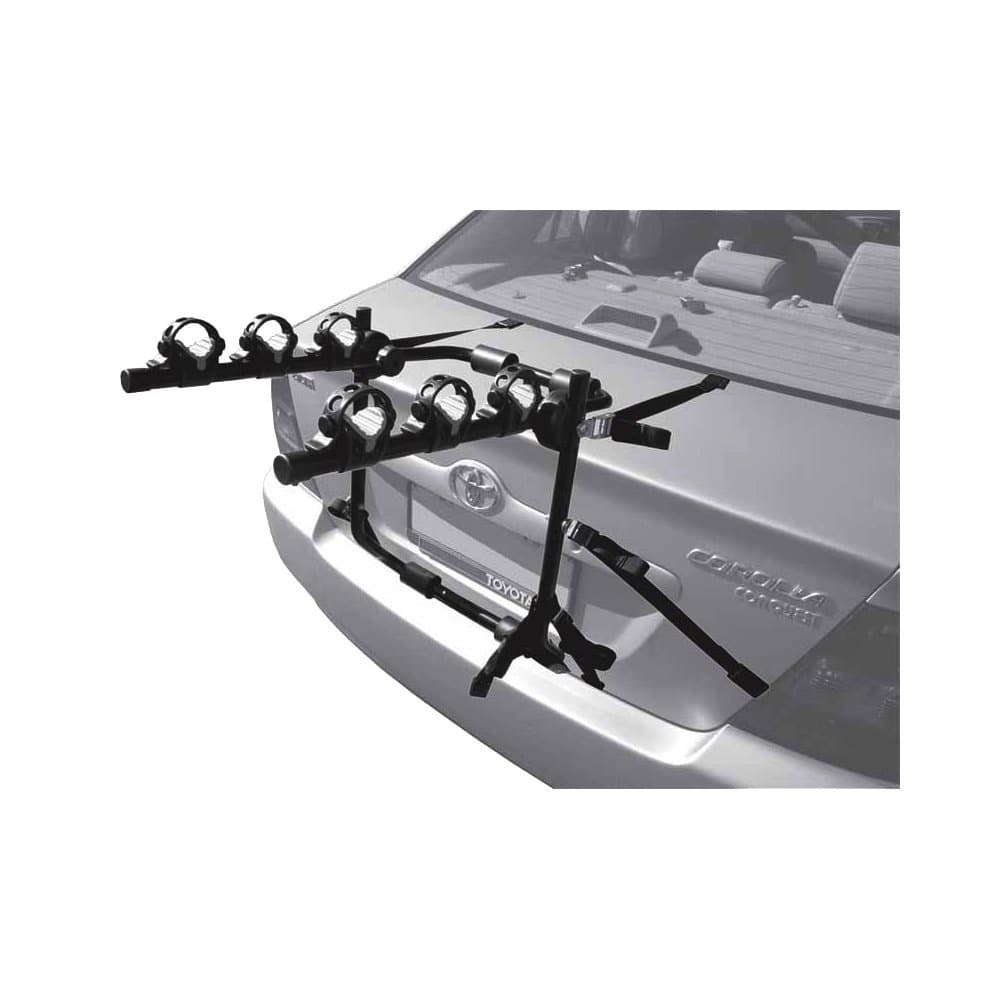 Jetblack Car Boot Cycle Rack - To Fit 3 Bikes 3-bike
