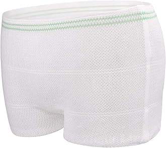 Mesh Postpartum Underwear 10 Count Disposable Panties for Women Carer C-Section Recovery Maternity Briefs Breathable,Stretchy, Soft（X-Large）