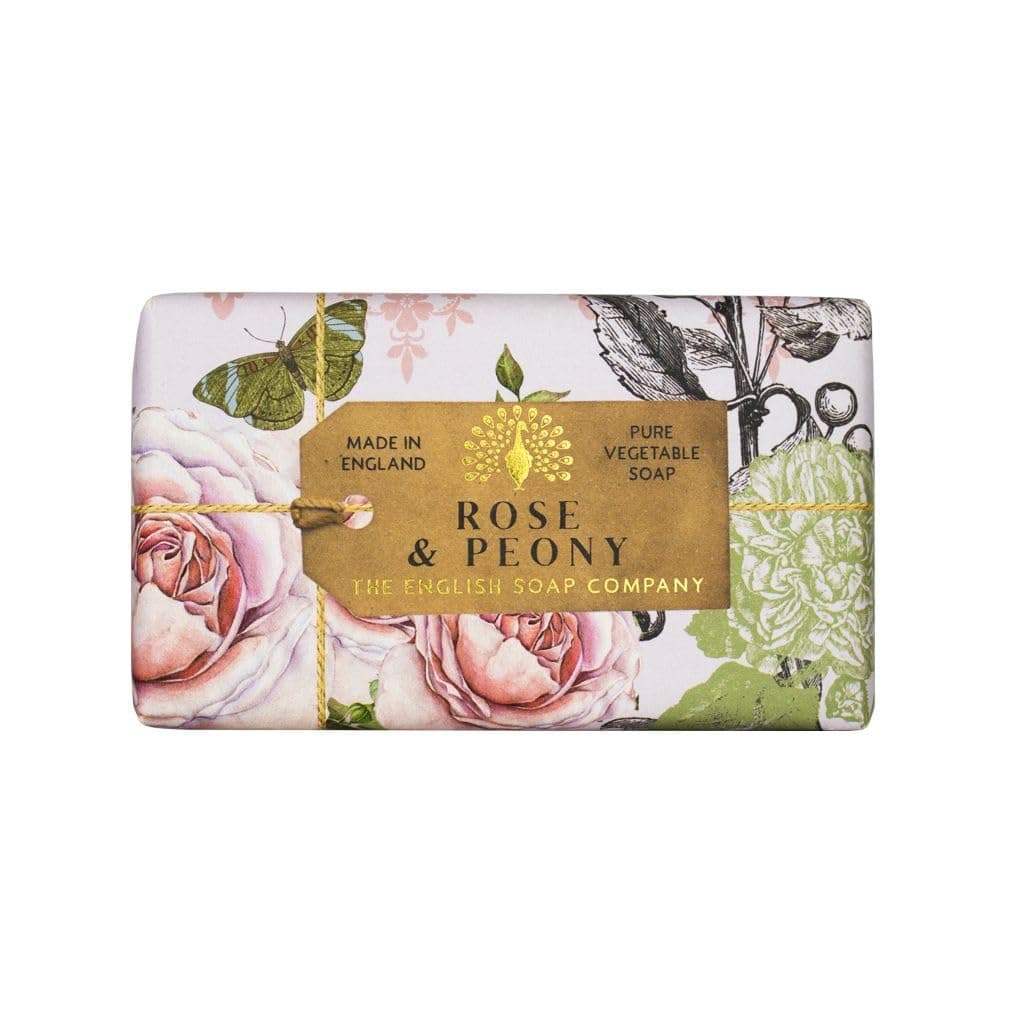 The English Soap Company Anniversary Rose and Peony Soap (190 gm)