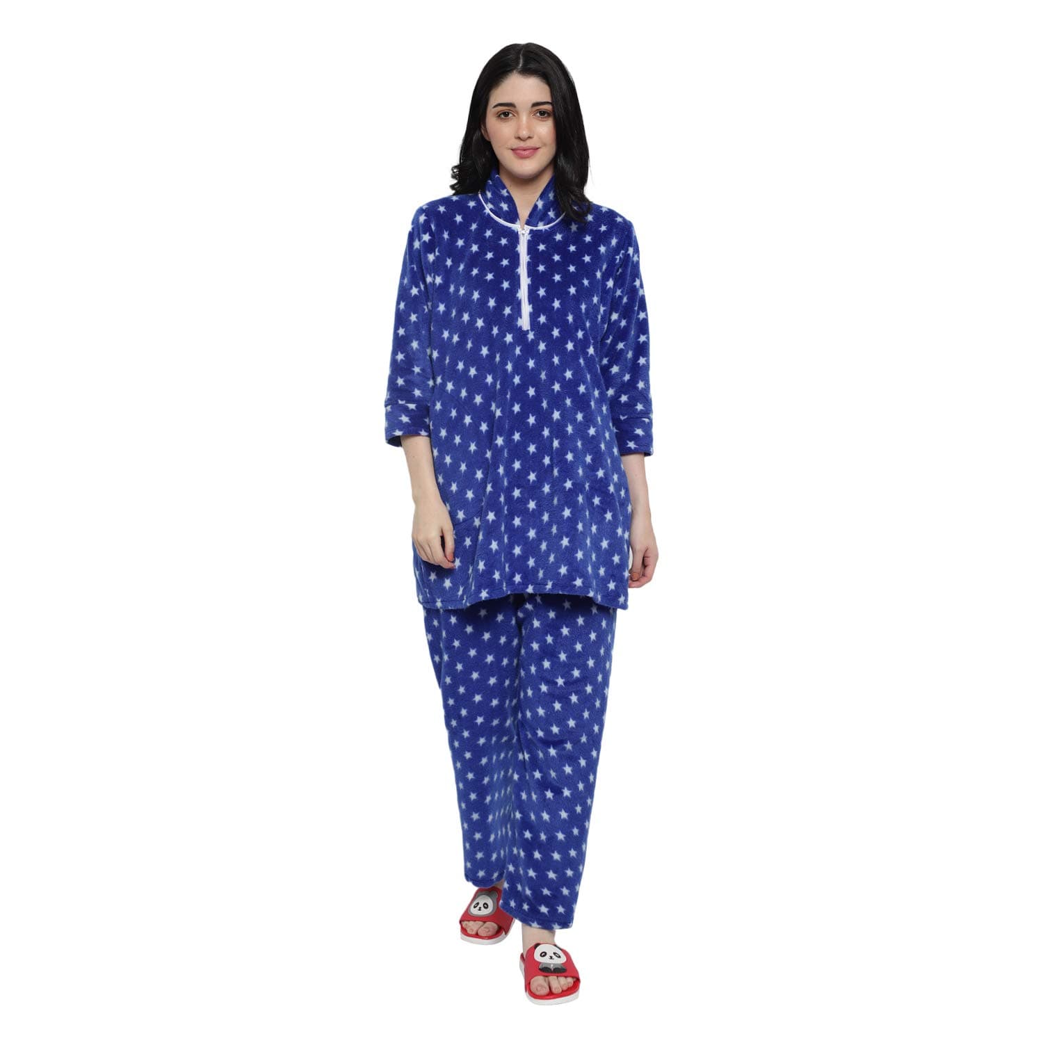 CIERGEWomen's Wool Star Print Night Suit