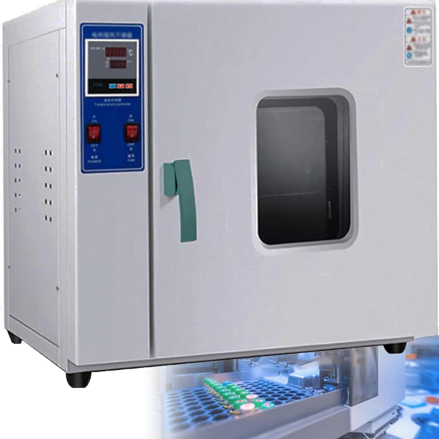 YANDDEA Laboratory Drying Oven Forced Air Convection - Constant Temperature Blast Drying Oven for Industrial & Scientific Use, Lab Oven,42L