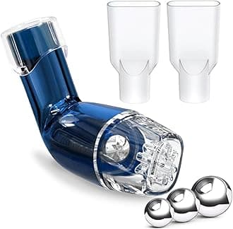 Flutter Valve, Breathing Exercise Device for Lungs, Adjustable Resistance Natural Mucus Clearance, Portable Lung Exerciser Device | Breathing Trainer