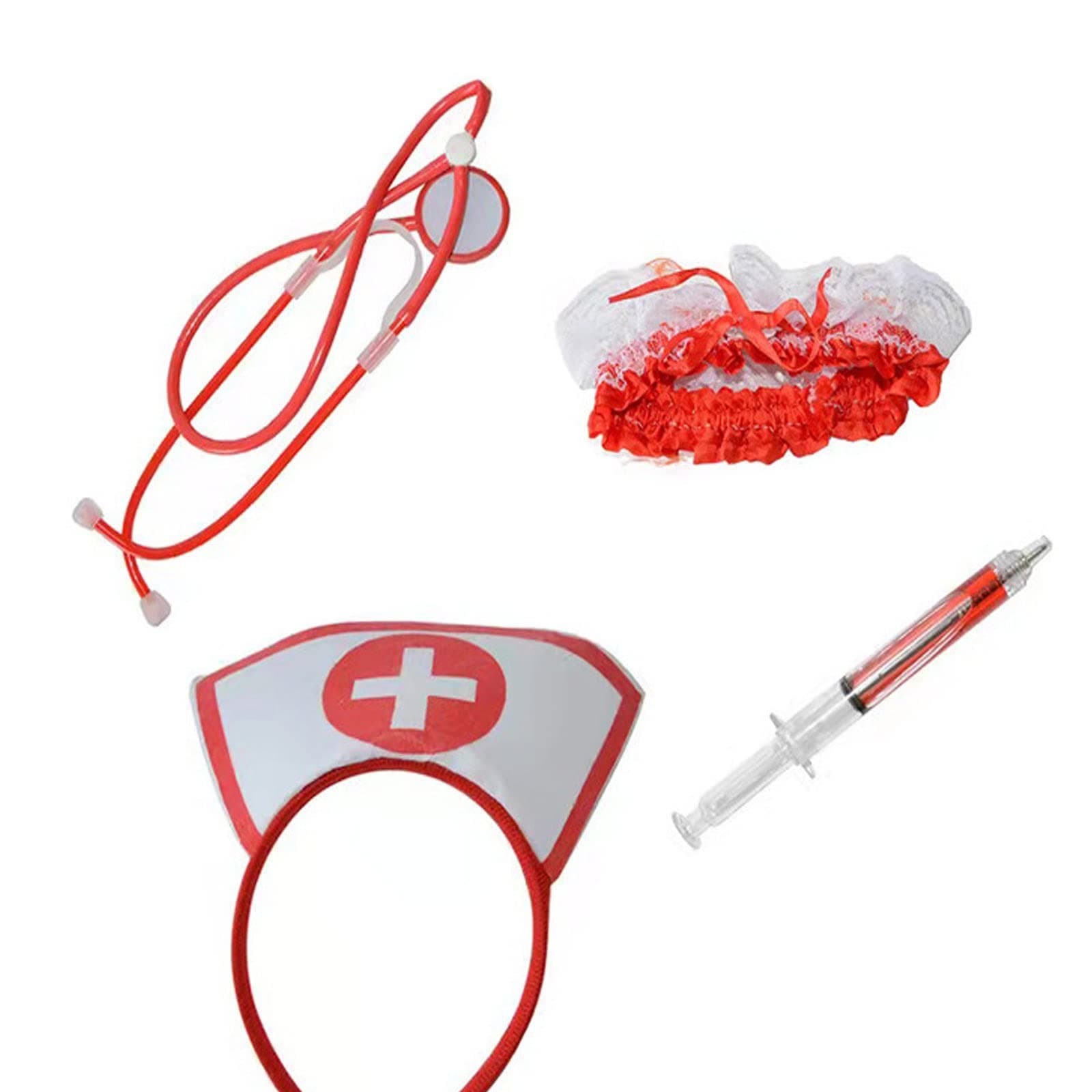 Halloween Nurse Costume Set with Accessories