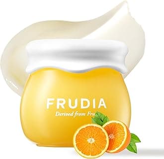FRUDIA Citrus Brightening Cream (0.35 oz) - Brightening and Vitamin-Rich Korean Face Moisturizer w/61% Citrus Peel Extract, Niacinamide & Vitamin C | Vegan & Cruelty Free