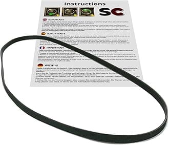 Washing Machine Belt 8EPH 1258 / EL 1258 H8 / 1258 H8