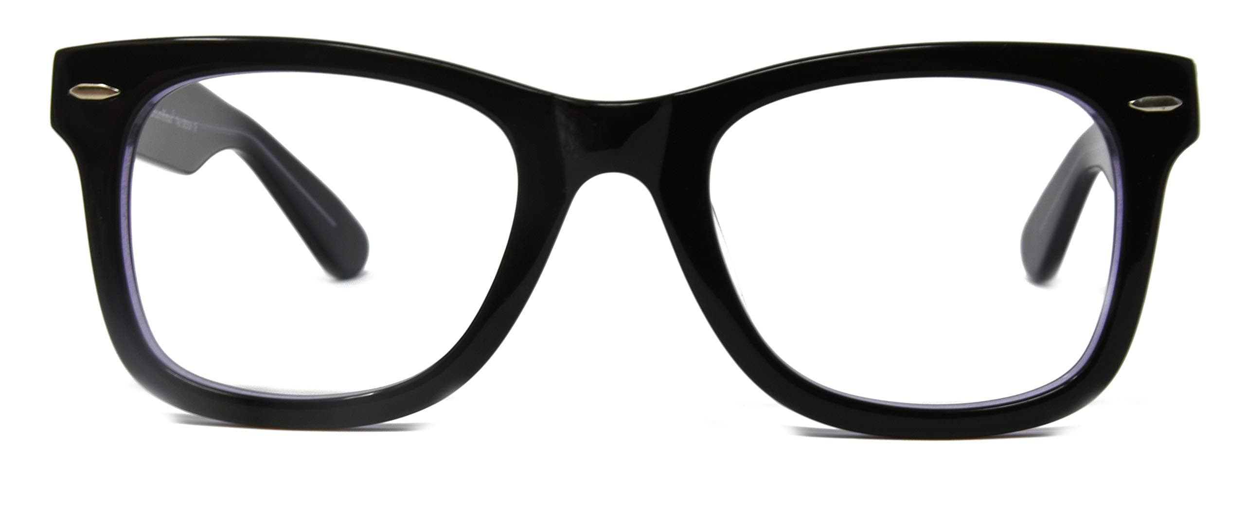 BLUEGRASS EYEWEAR Unisex Blue Light Blocking Protective Clear Anti-Glare Glasses, Acetate