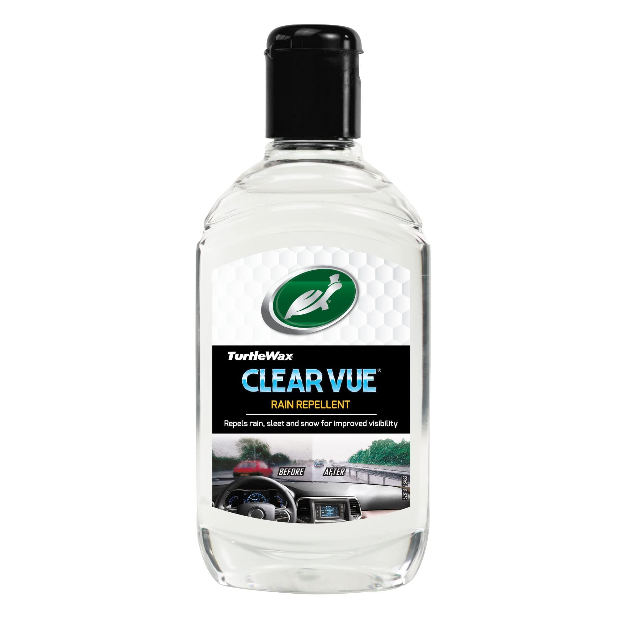 Clearvue Rain Repellant for Car, Durable Hydrophobic Coating for All Exterior Glass Including Motorbike Helmets, Improves Visibility and Safety, Ideal for Monsoon Season, 300ml, Pack of 1