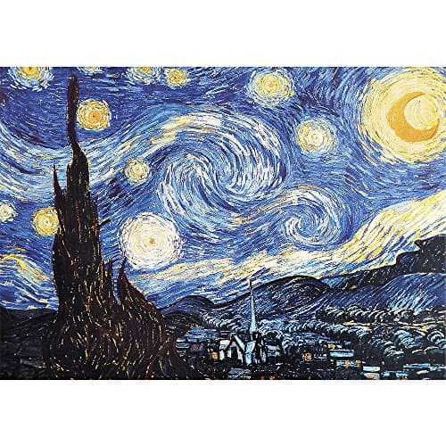 Jigsaw Puzzles for Adults 2000 Pieces Teens Jigsaw Puzzles Challenge Difficult Puzzles Birthday Graduation Anniversary Toys Gifts for Home Decor Starry Night Van Gogh 39.37 x 27.56 Inches