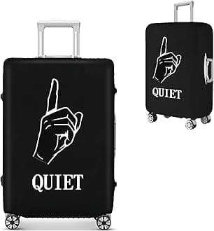 GigabitBestElastic Travel Luggage Cover, Spandex Material, Washable, TSA Approved, Fits 23-24 Inch Suitcase (Size M), Ideal for Quiet Travelers