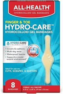 Smart-Heal Hydrocolloid Gel Bandages, Fingers & Toes, 8 ct
