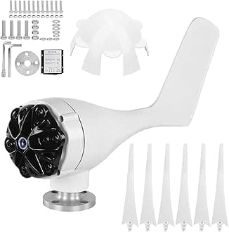 Eujgoov 800W Windmill Turbines Generator with Controller for Hybrid Solar Wind System()