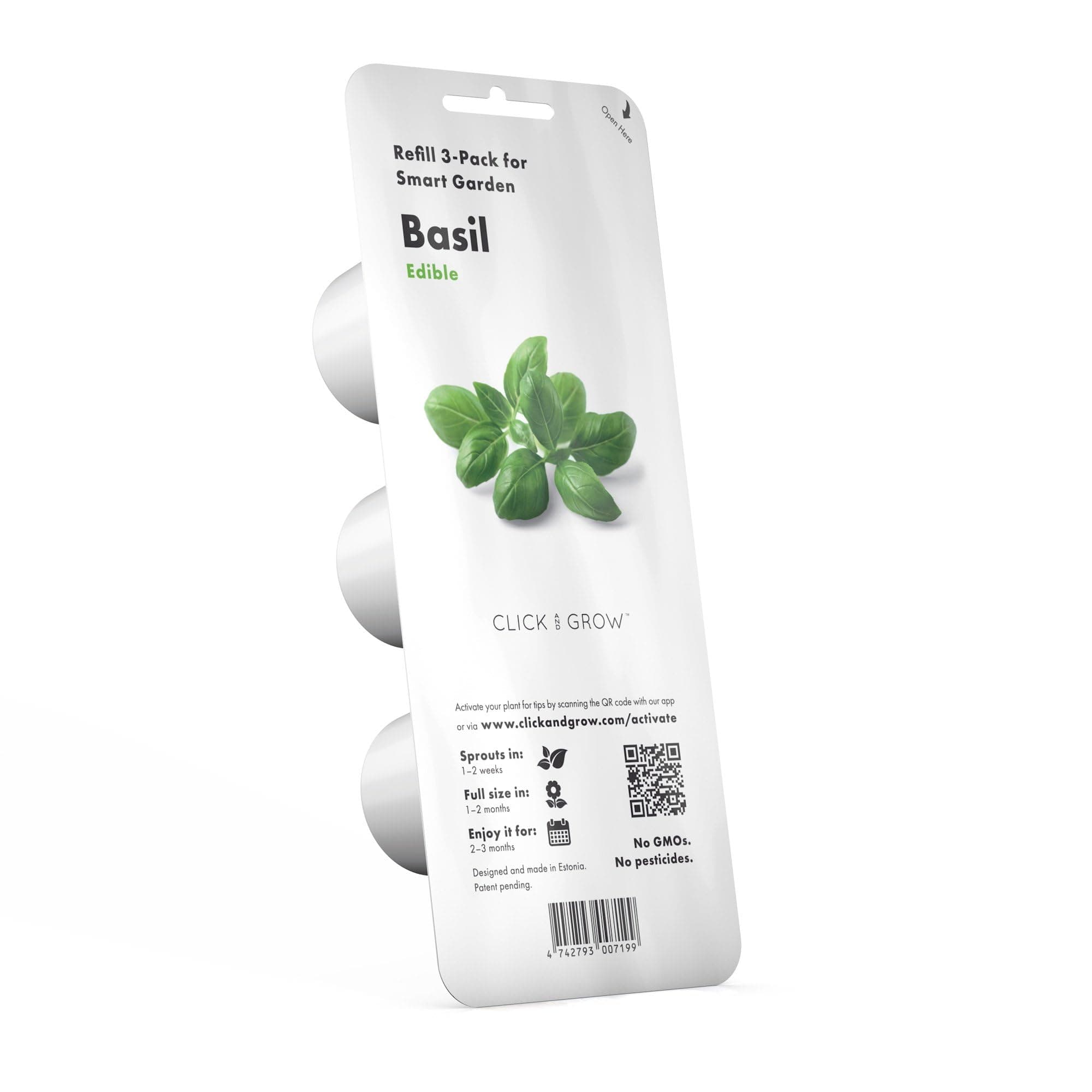 Emsa M52609 & Substrate Capsule Basil Refill Pack for Smart Garden Set of 3