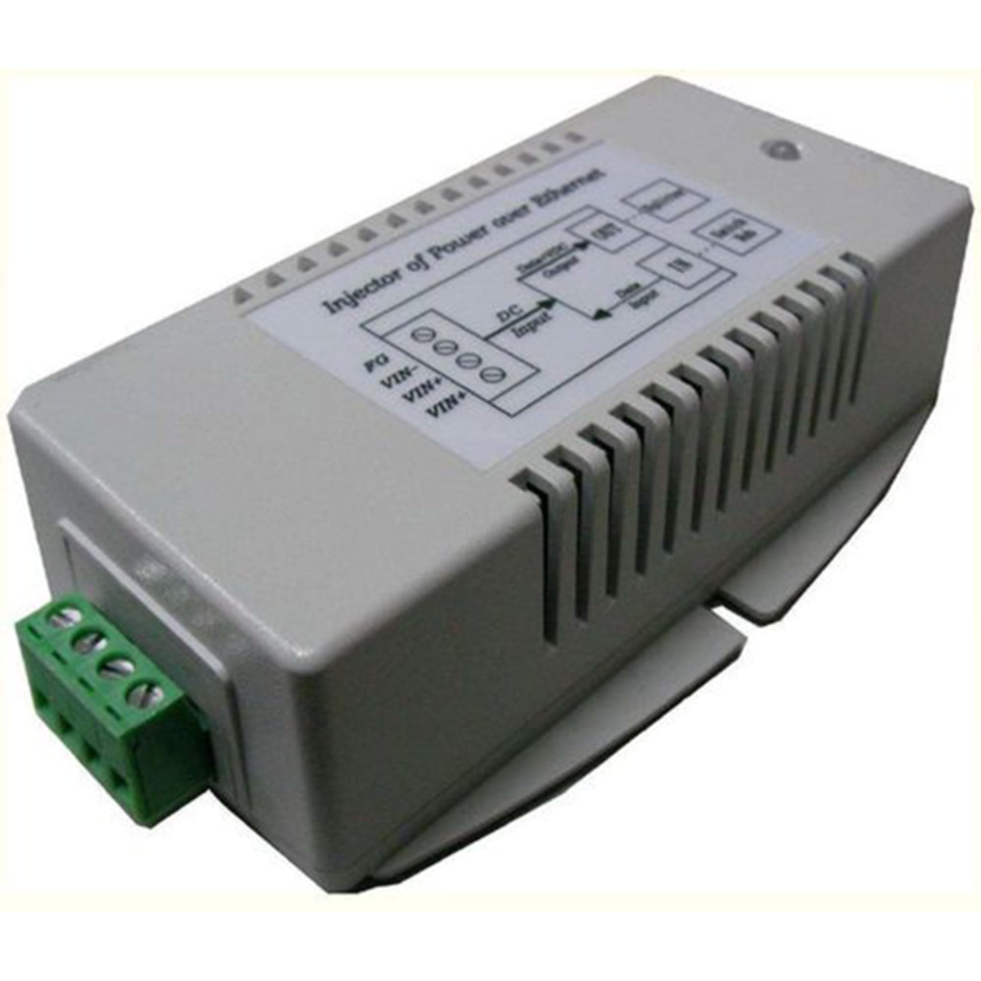Tycon Systems TP-DCDC-4824G-HP 24V DC Out 30W Hi Power DC to DC Converter and Passive POE Inserter - Gigabit