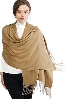 - Women's Scarf Pashmina Shawls and Wraps for Evening Dress Bridesmaid Wedding Bridal Winter Warm Long Large Scarves