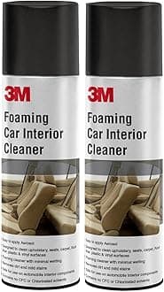 3M Foaming Car Interior Cleaner, Upholstery & Leather Cleaner, Removes Tough Stains & Dirt Inside Your car (290g Each, Pack of 2)