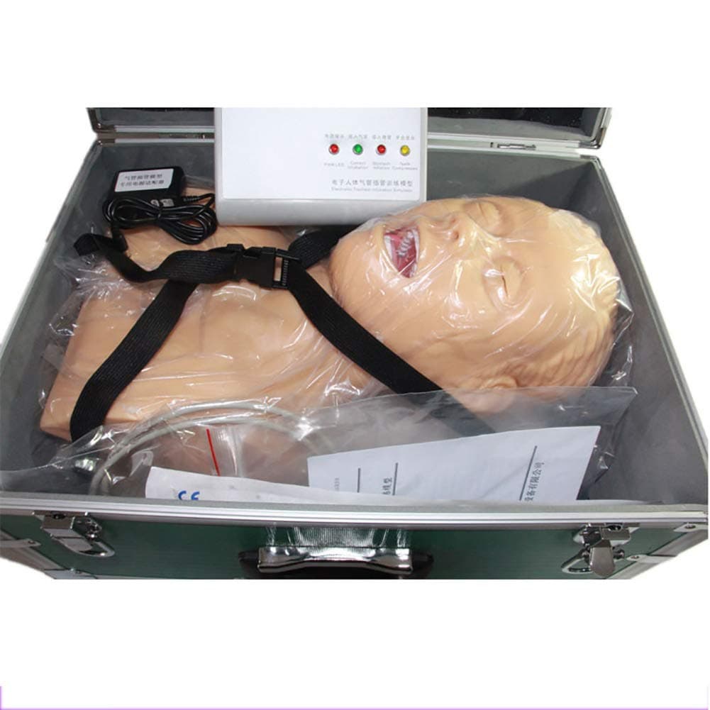 GXJ Oral Nasal Intubation Manikin Training Study Teaching Model 110-220V Professional Nurse Lab Airway Management Trainer PVC Demo