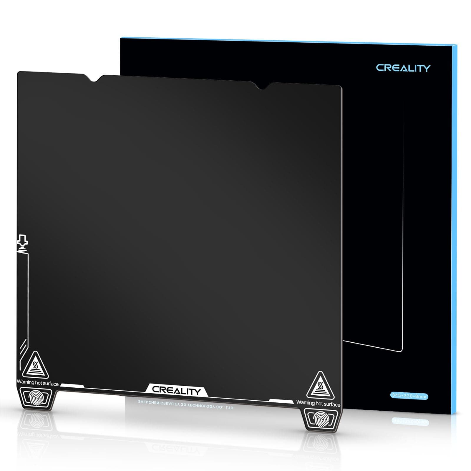 Creality 3D Printer Build Plate for K1/K1C Build Plate/Ender 3 V3/Ender 3 V3 KE/Ender 3 V3 SE Build Plate/Ender 3/Ender 3 V2/Ender 3 S1/Ender 5 S1 and All 3D Printers (Creality Black 235 * 235mm)