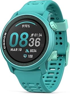 COROS PACE 3 Sport Watch GPS, Lightweight and Comfort, 15 Days Battery Life, Dual-Frequency GPS, Heart Rate, Navigation, Sleep Track, Training Plan, Run, Bike, and Ski (Emerald Silicone)